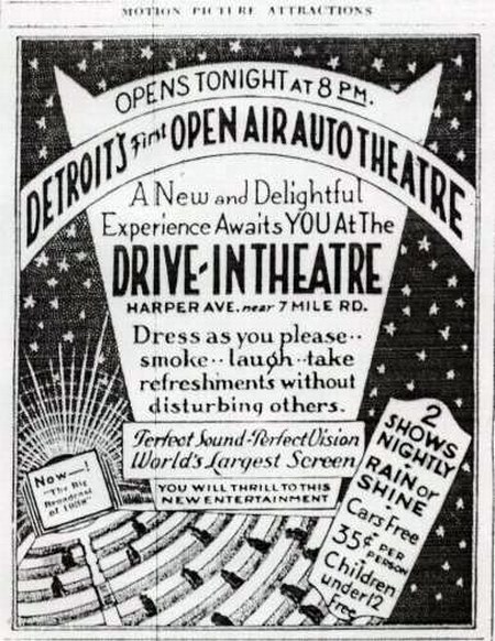 East Side Drive-In Theatre - Ad - Photo From Rg